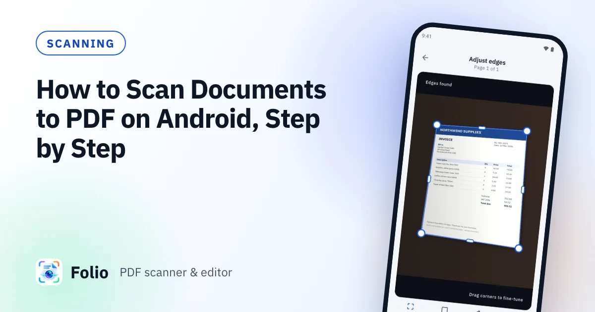 Cover image: How to Scan Documents to PDF on Android, Step by Step